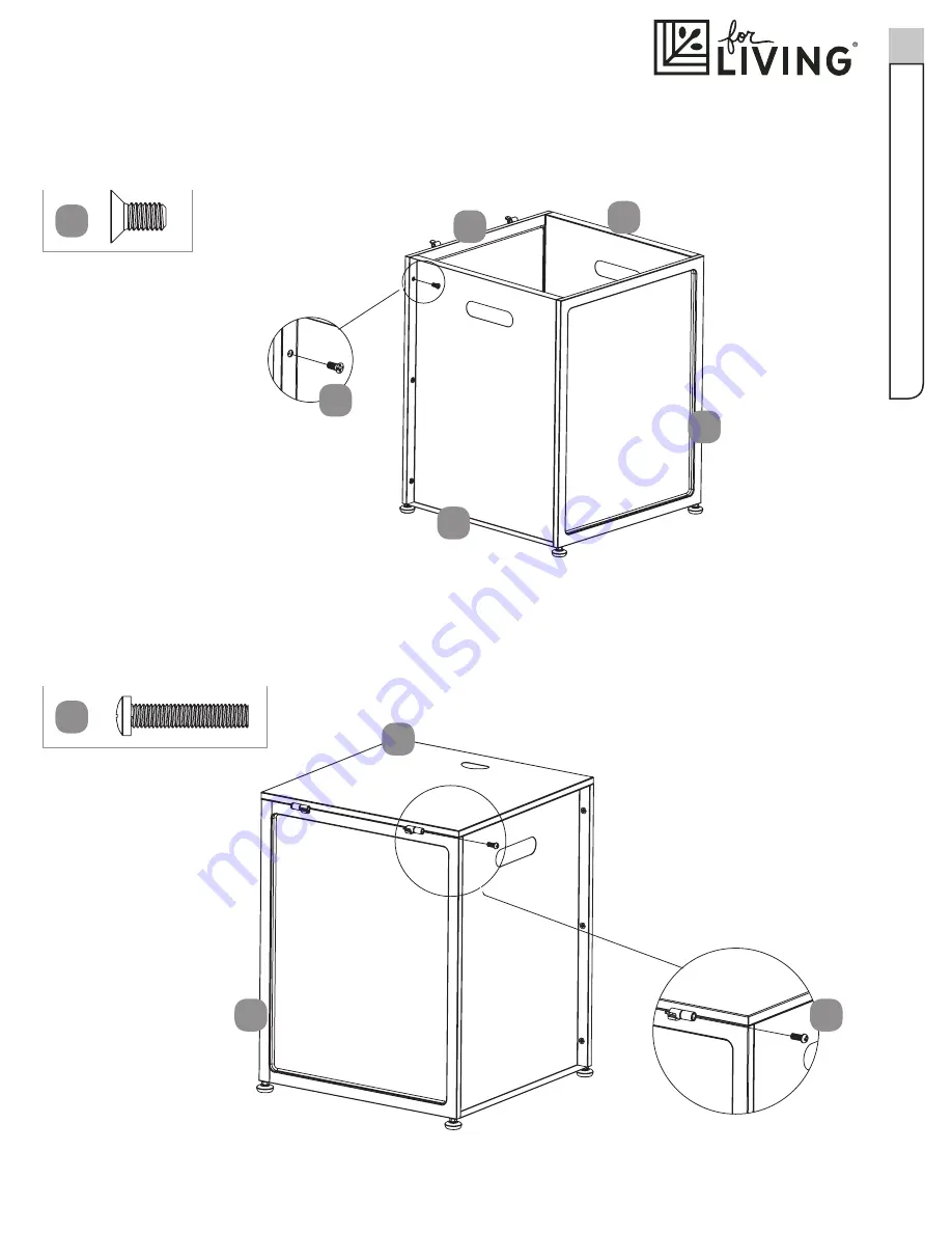 for Living Tank hideaway 085-1503-6 Скачать руководство пользователя страница 7