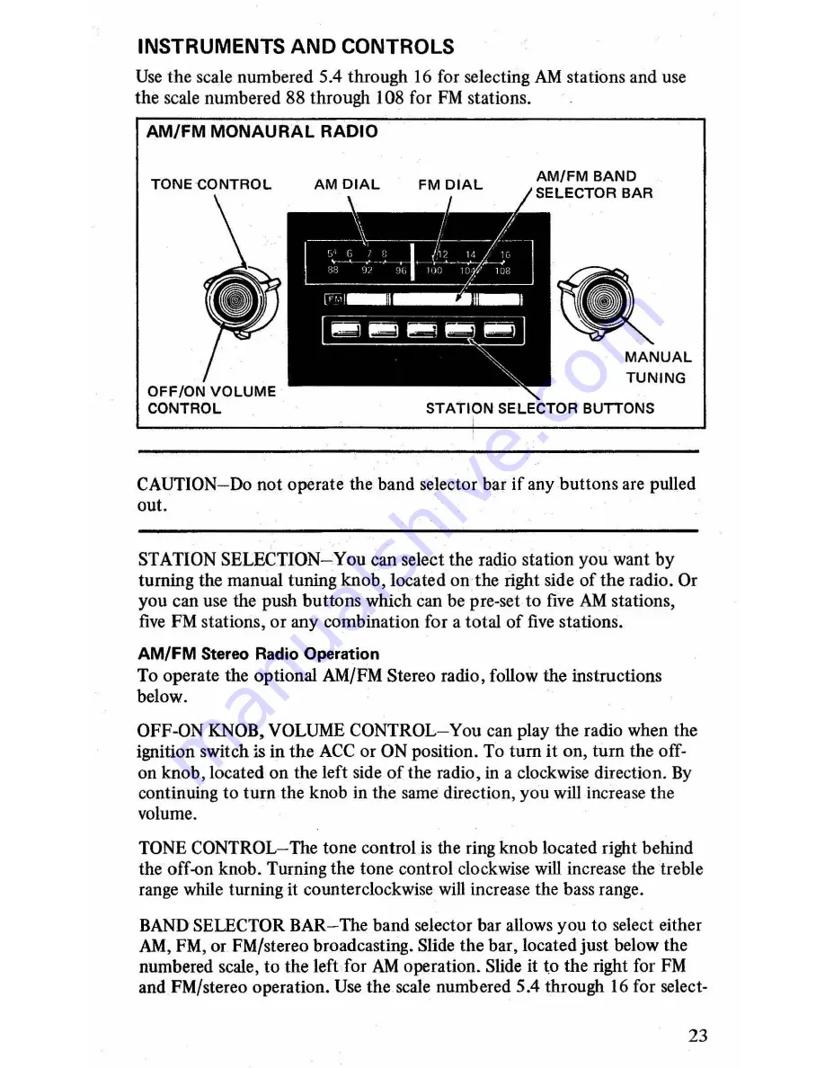 Ford 1975 Mustang II Owner'S Manual Download Page 27