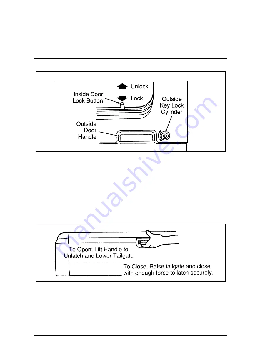 Ford 1996 ranger Owner'S Manual Download Page 100