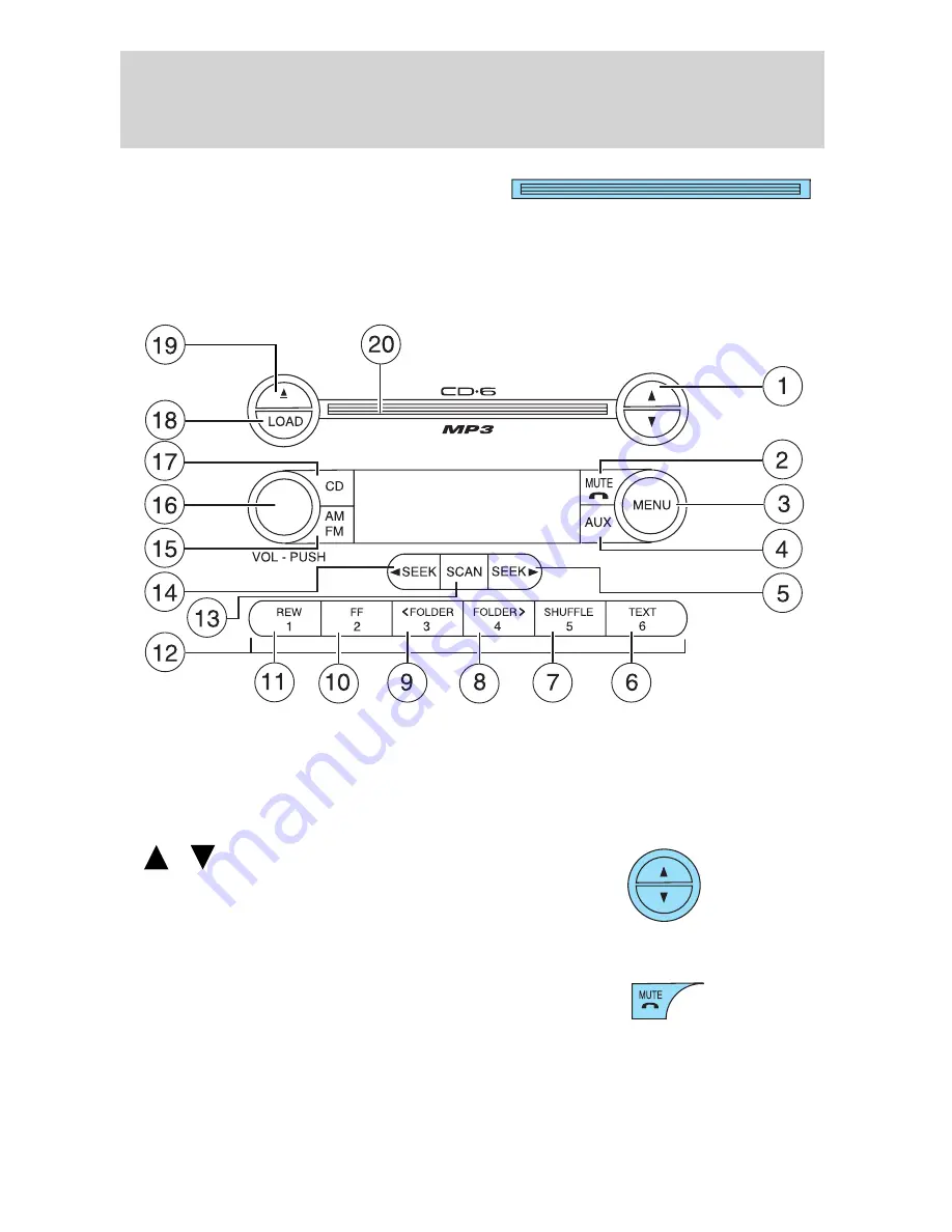 Ford 2006 Freestyle User Manual Download Page 20