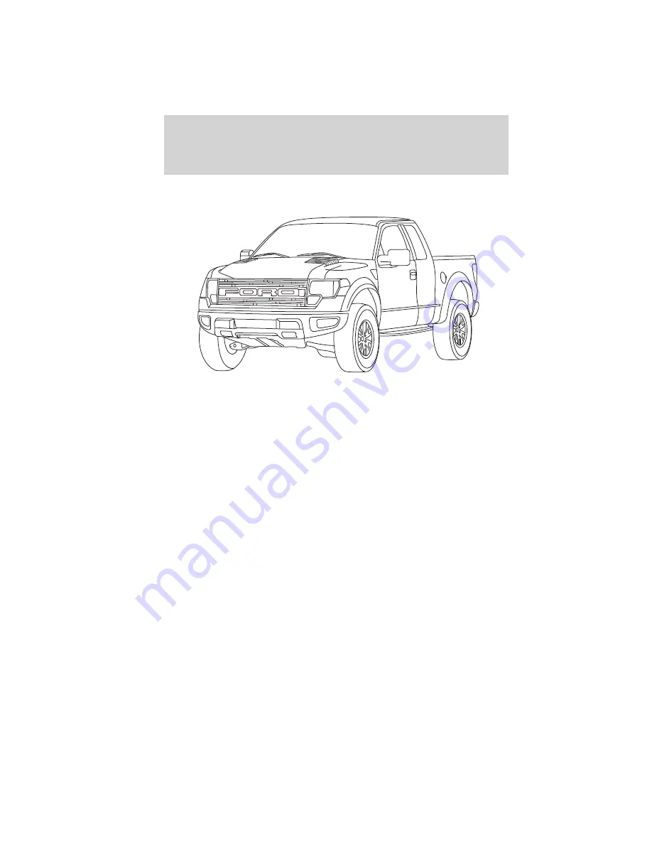 Ford 2012 F-150 SVT Raptor Supplement Manual Download Page 4