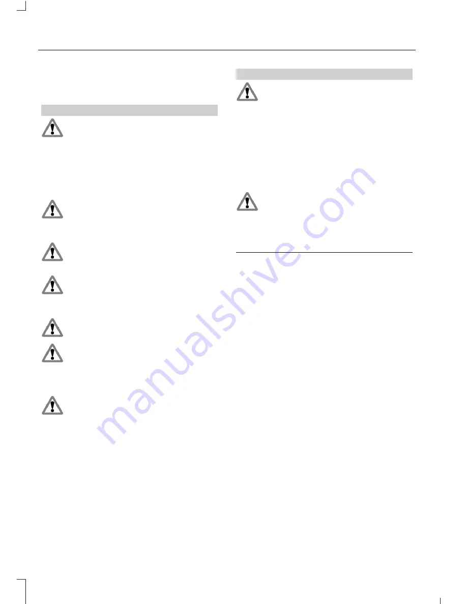 Ford 2014 Mondeo Owner'S Manual Download Page 184