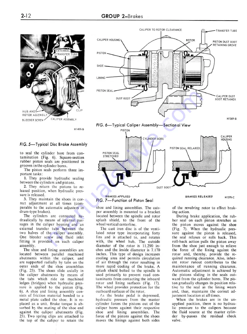 Ford Cougar 1967 Shop Manual Download Page 20