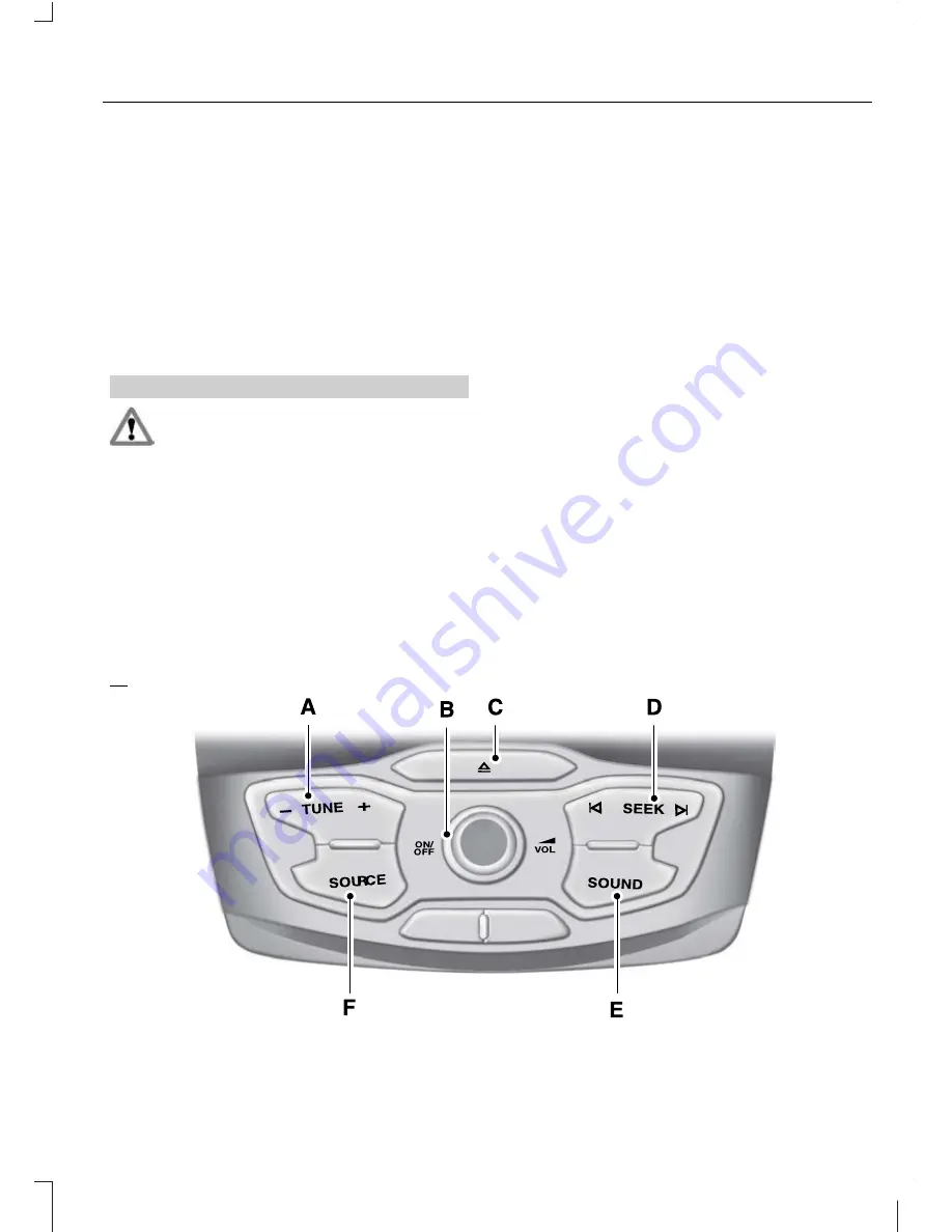 Ford ESCAPE Owner'S Manual Download Page 110