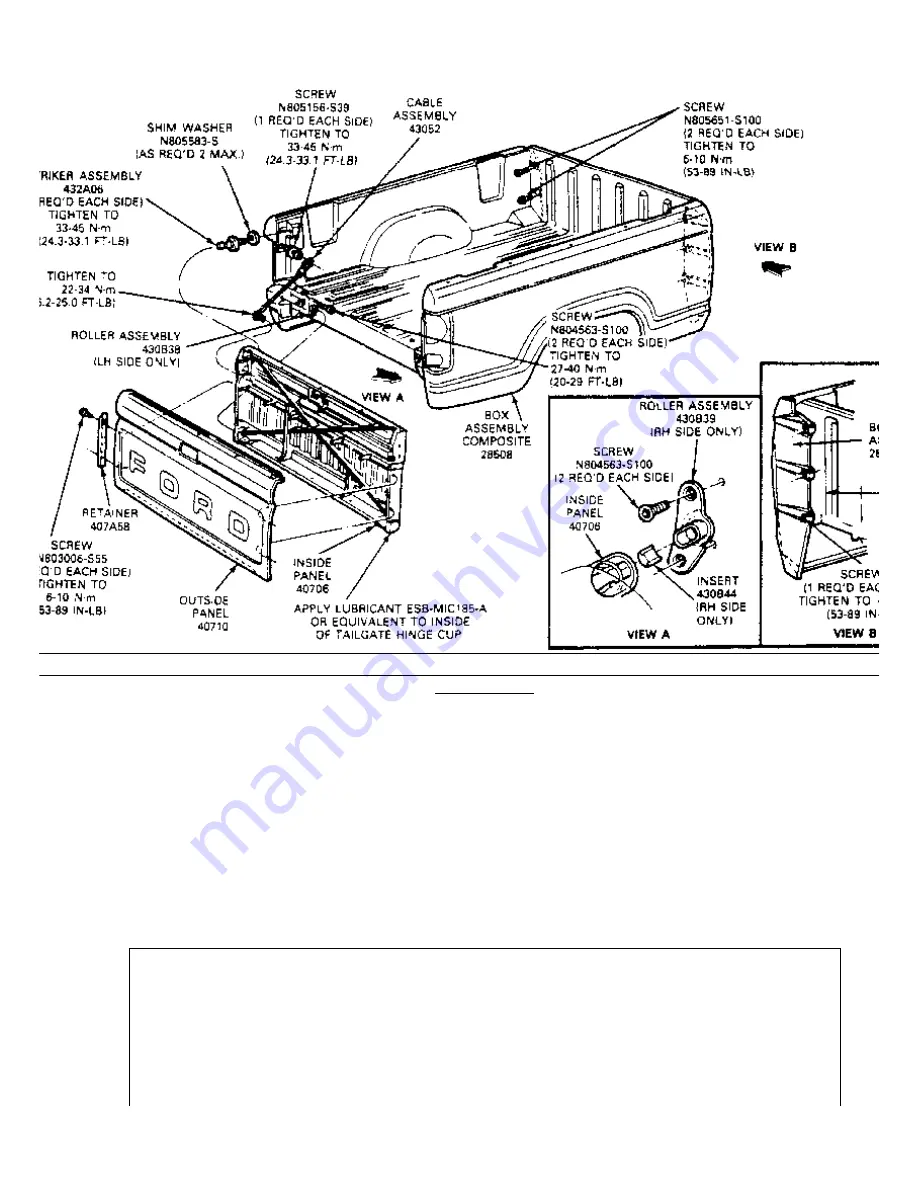 Ford Explorer Maintaince And Repair Manual Download Page 1062