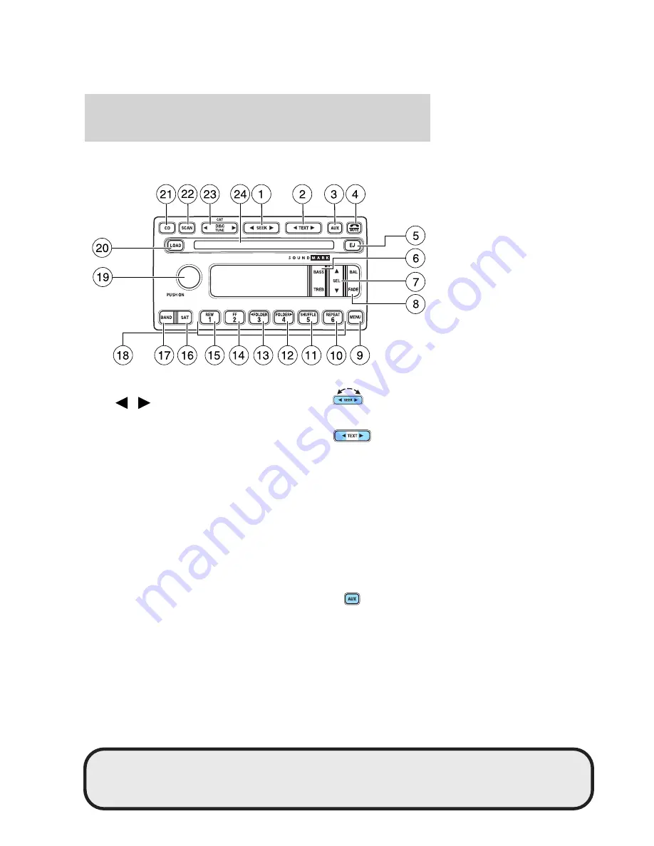 Ford Navigator2005 Owner'S Manual Download Page 470