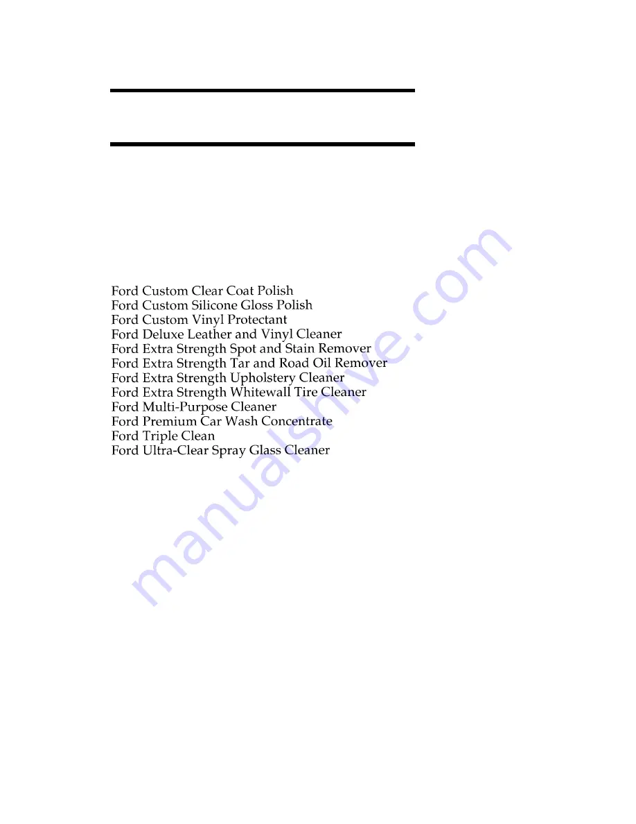 Ford Probe Owner'S Manual Download Page 194