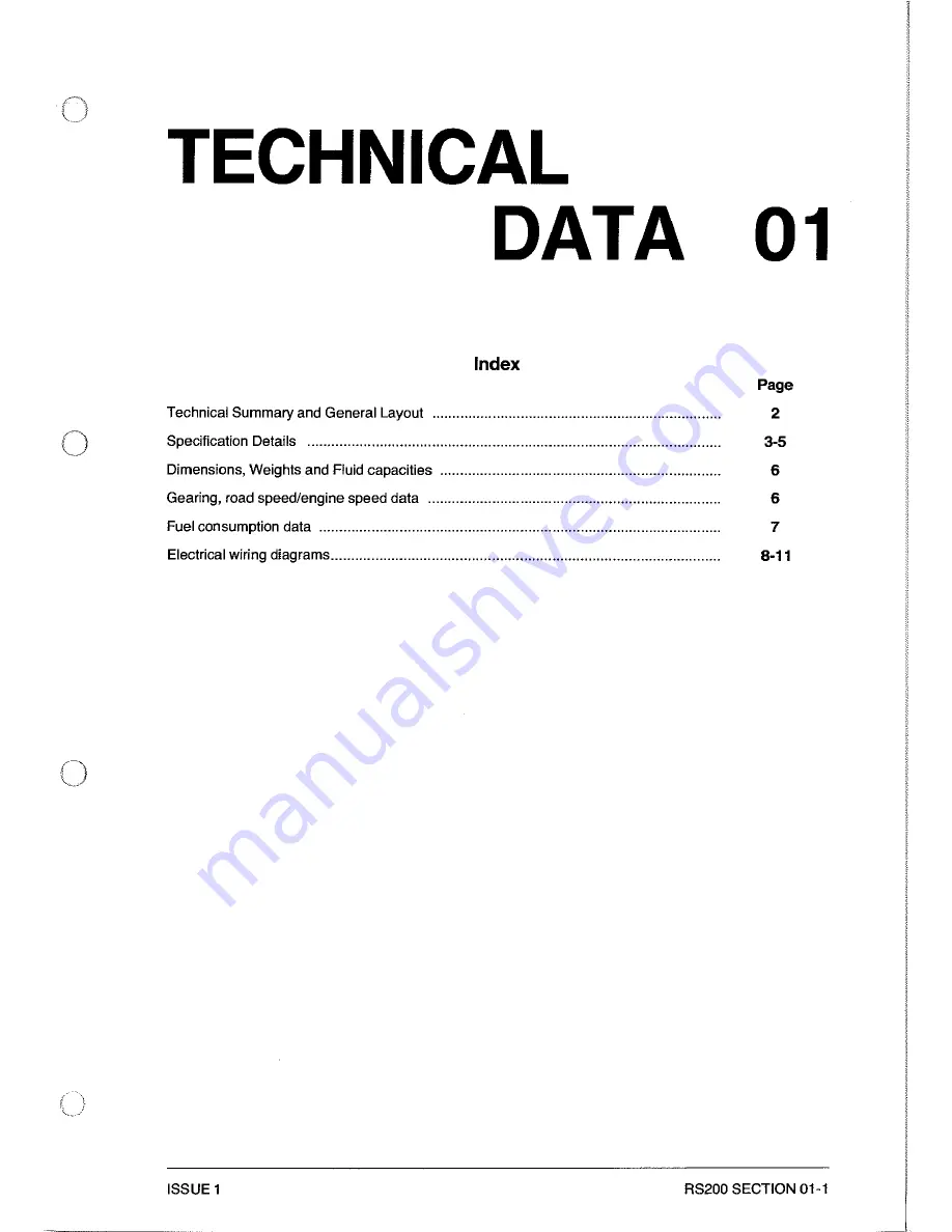 Ford RS200 Owner'S Manual Download Page 14