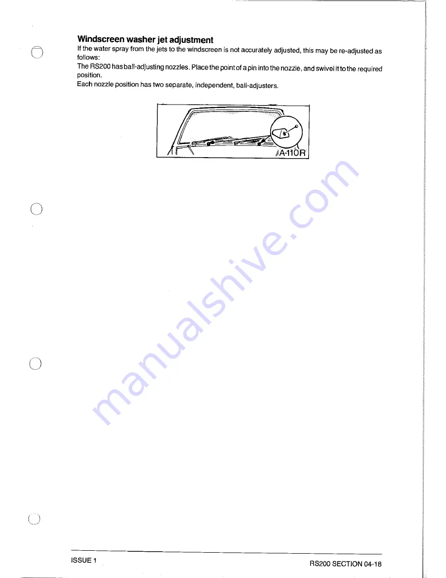 Ford RS200 Owner'S Manual Download Page 82