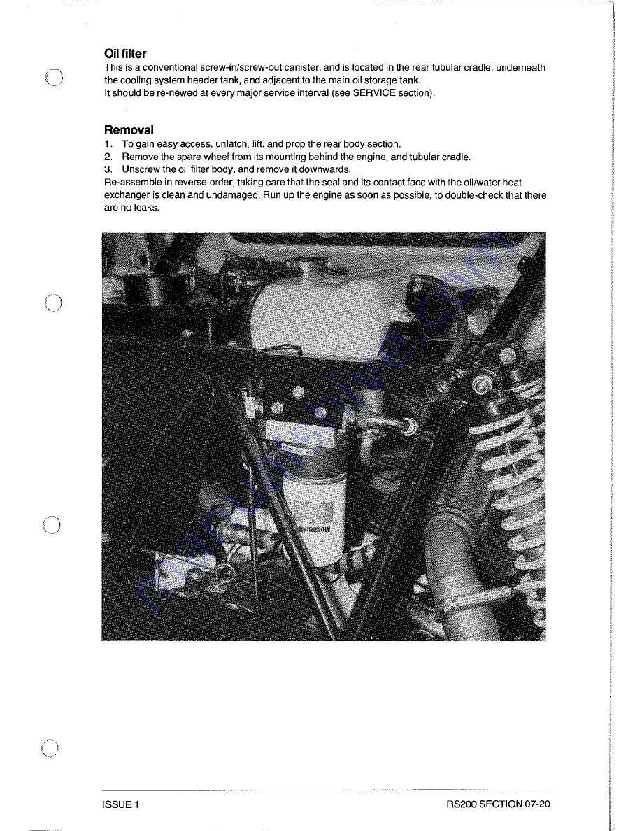 Ford RS200 Owner'S Manual Download Page 145