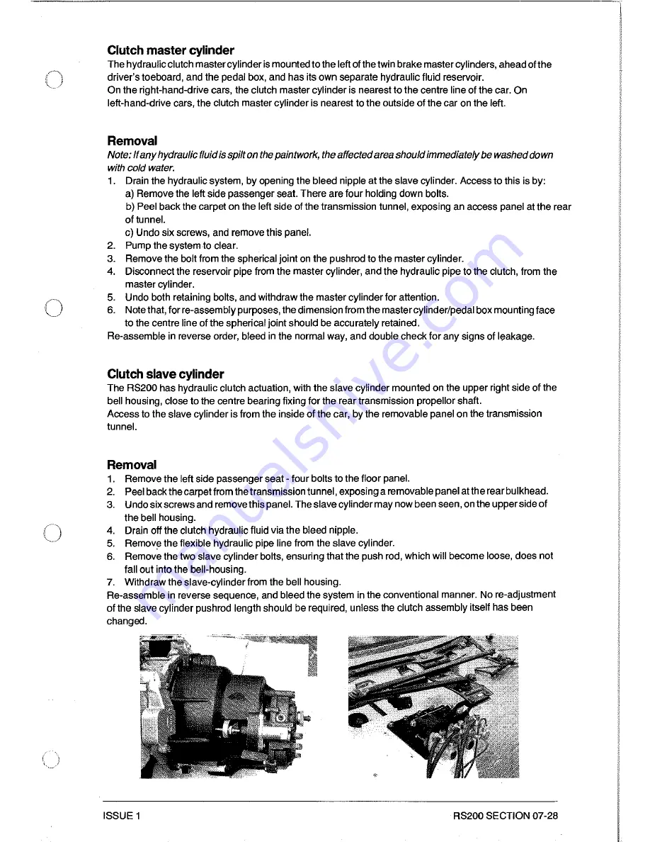 Ford RS200 Owner'S Manual Download Page 153