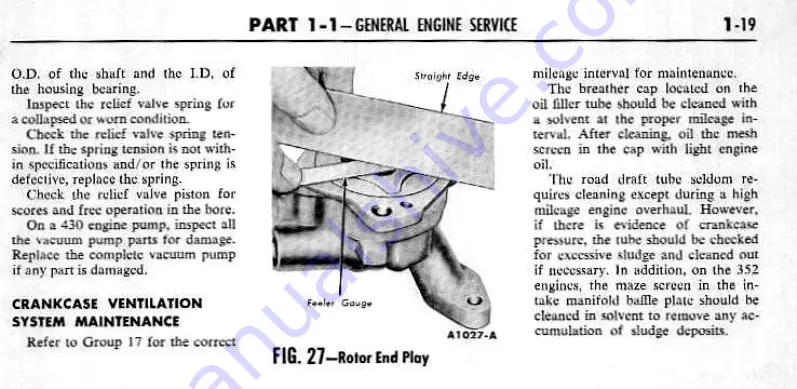 Ford THUNDERBIRD 1960 Shop Manual Download Page 24