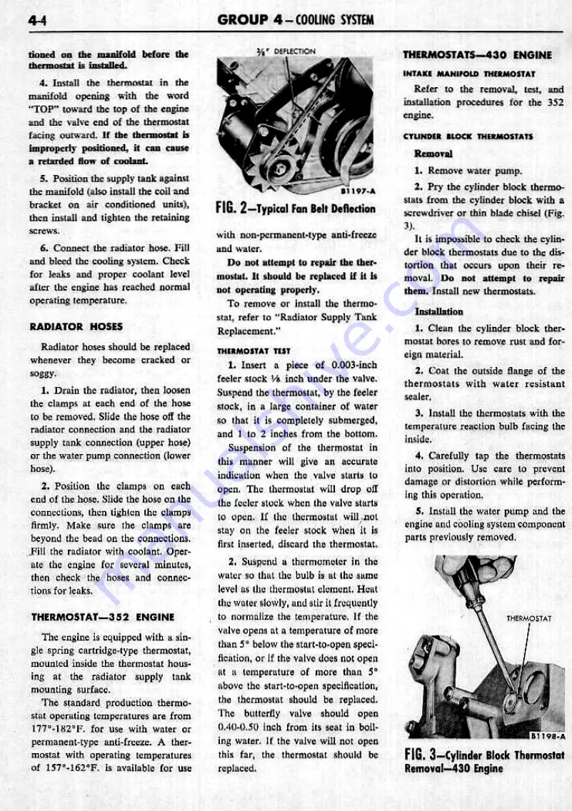 Ford THUNDERBIRD 1960 Shop Manual Download Page 127