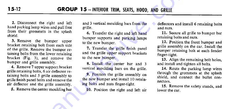 Ford THUNDERBIRD 1960 Shop Manual Download Page 369