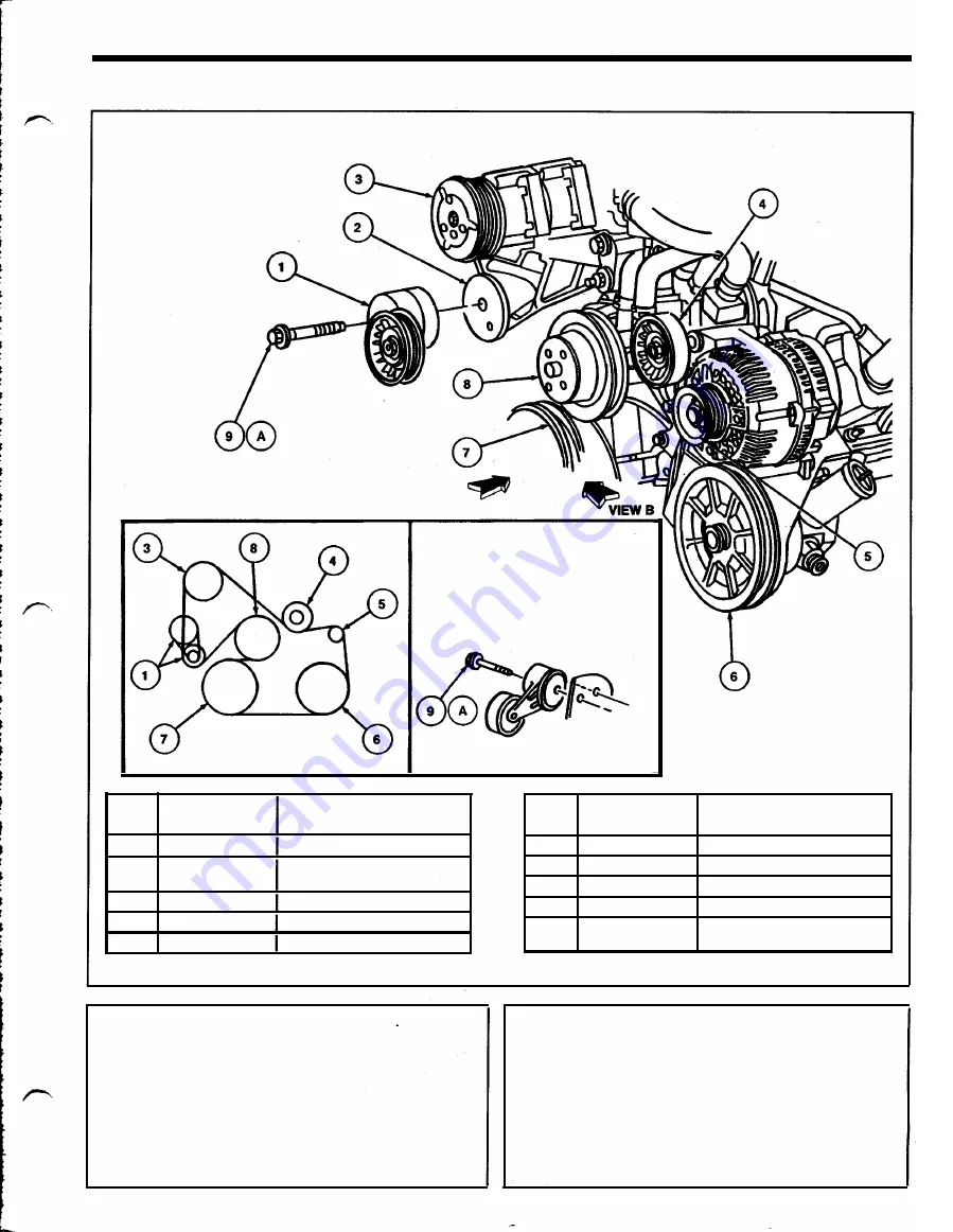 Ford Thunderbird Manual Download Page 266