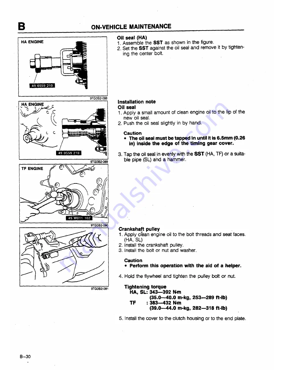 Ford TRADER Скачать руководство пользователя страница 74