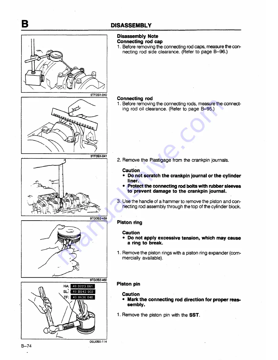 Ford TRADER Workshop Manual Download Page 118