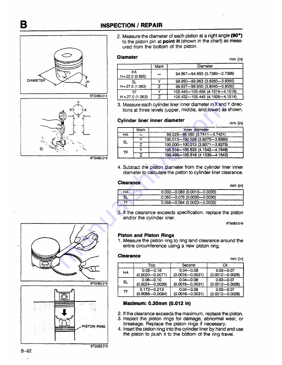 Ford TRADER Workshop Manual Download Page 126