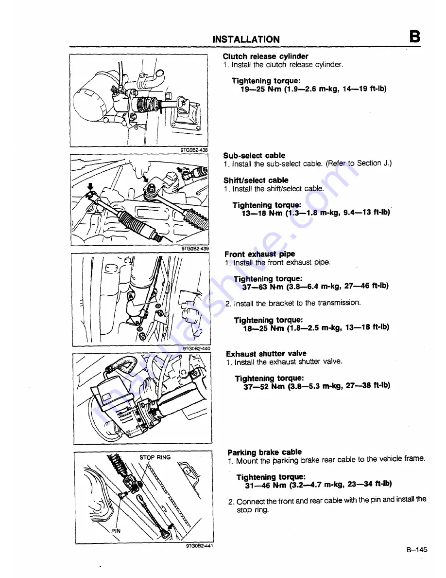 Ford TRADER Workshop Manual Download Page 189