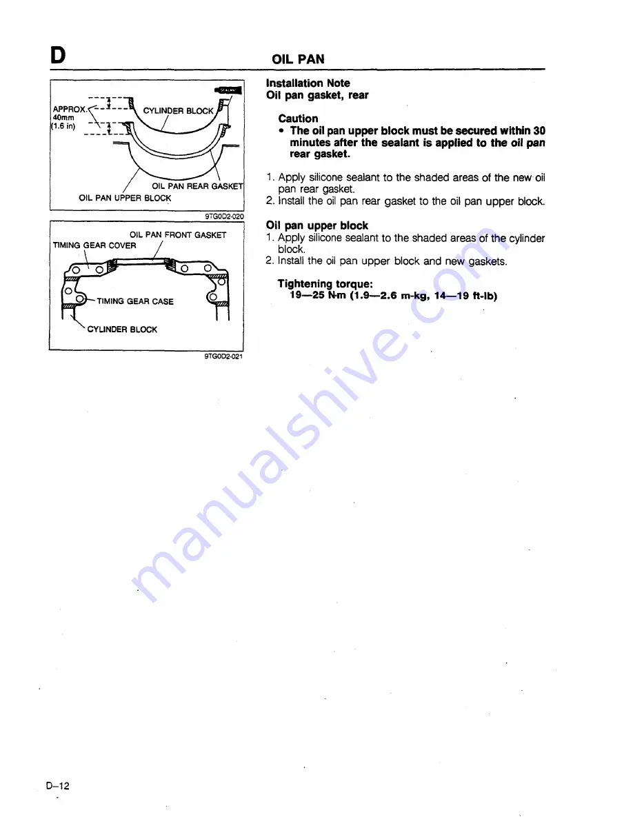 Ford TRADER Workshop Manual Download Page 206