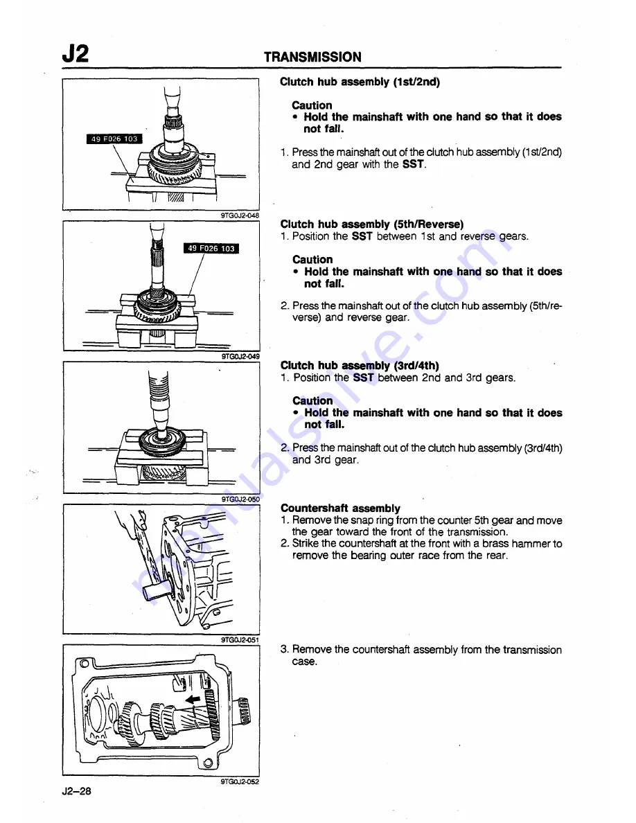 Ford TRADER Workshop Manual Download Page 473