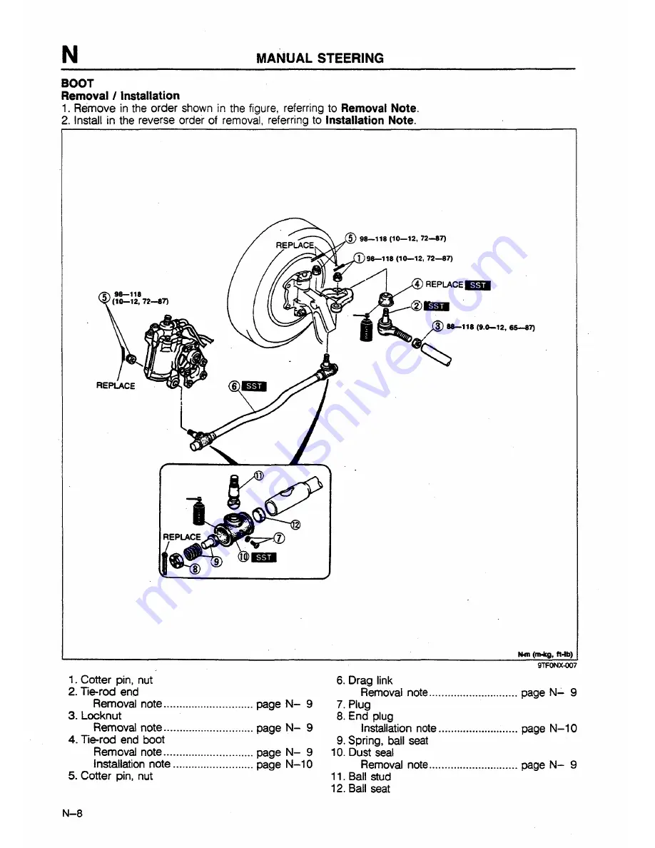 Ford TRADER Workshop Manual Download Page 554