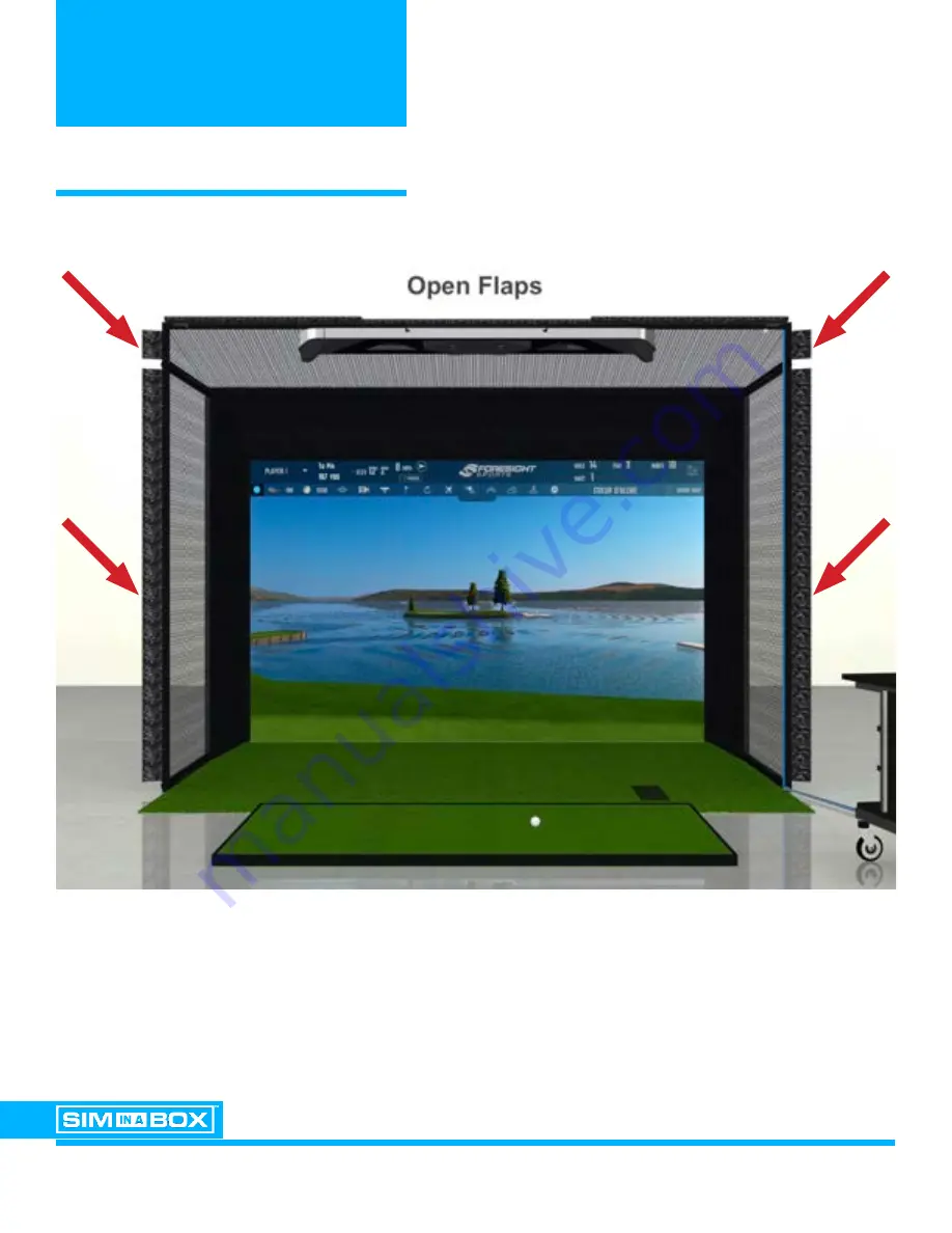 Foresight Sports SIM IN A BOX Albatross extension kit Скачать руководство пользователя страница 30