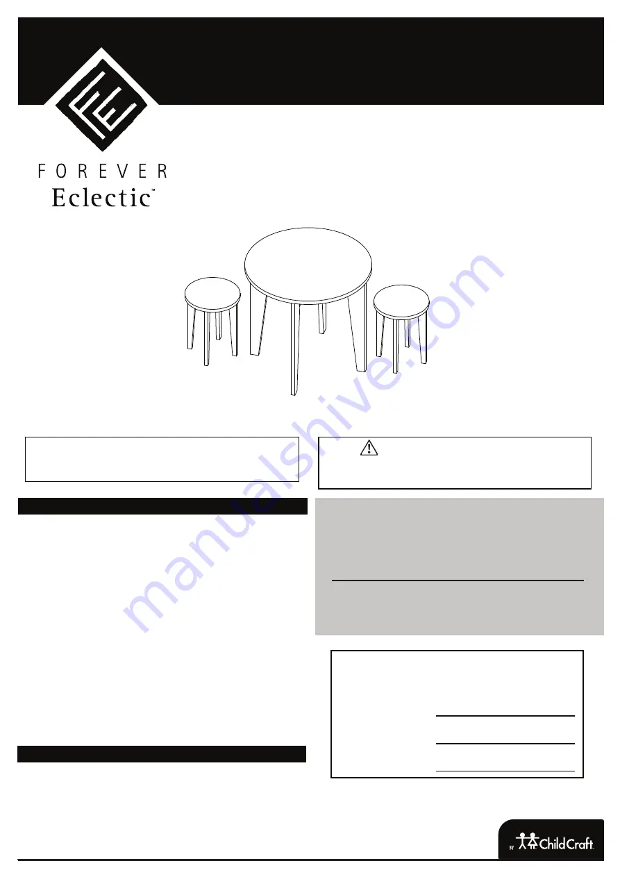 FOREVER Eclectic F09203 Quick Start Manual Download Page 7