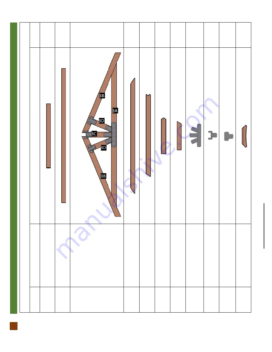 Forever Redwood THE THICK TIMBER TOLEDO WOOD PAVILION Assembly Instructions Manual Download Page 2