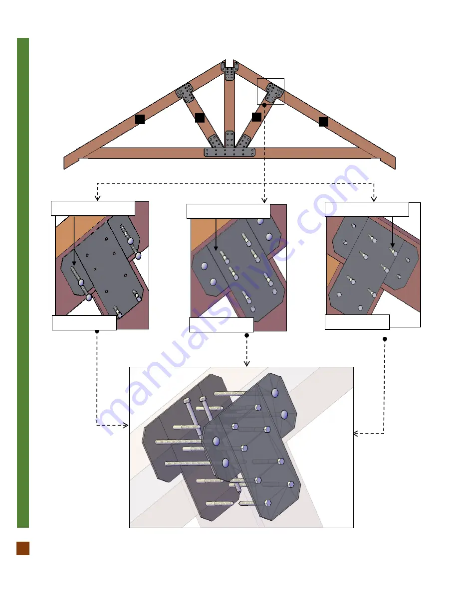 Forever Redwood THE THICK TIMBER TOLEDO WOOD PAVILION Скачать руководство пользователя страница 12