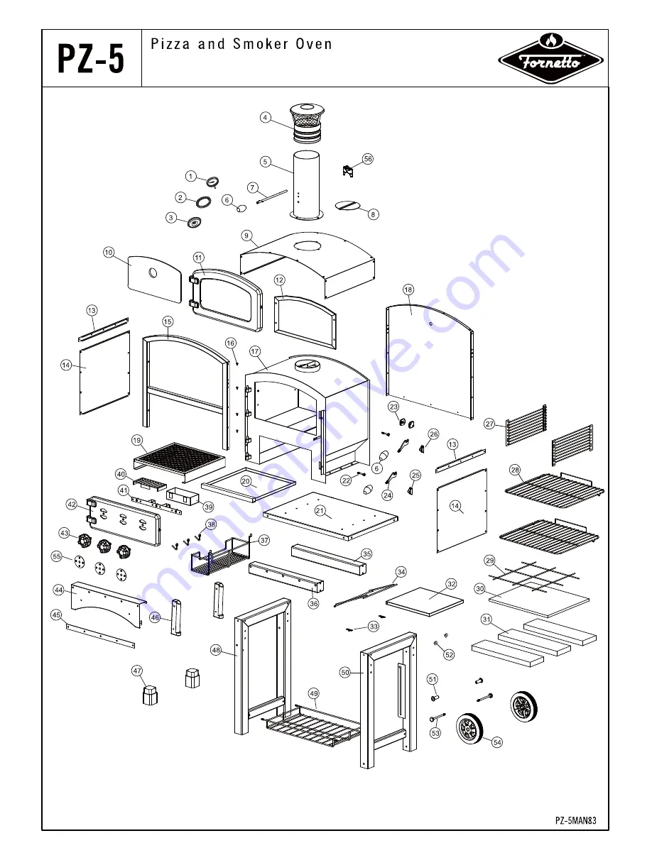 Fornetto PZ-5 Assembly & Operating Manual Download Page 83