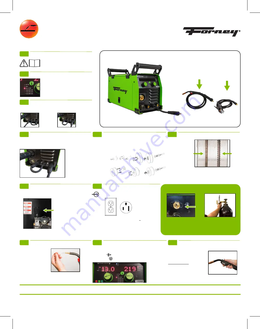 Forney 190 MP Скачать руководство пользователя страница 1