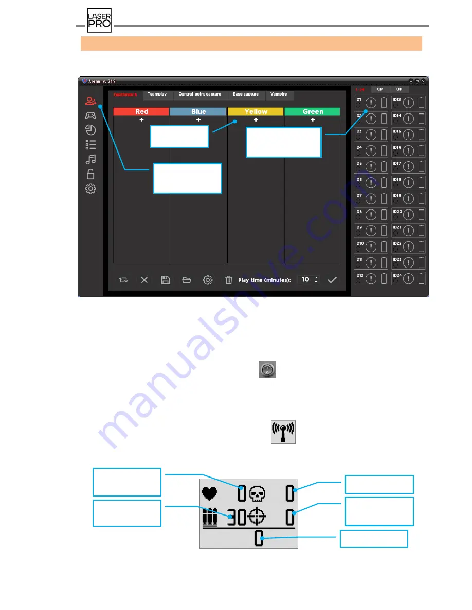 Forpost Arena LaserPro User Manual Download Page 20