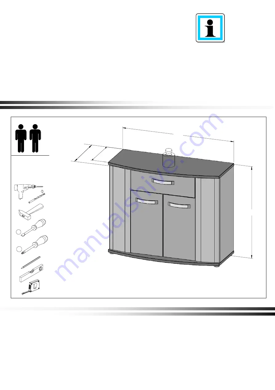 Forte RONDINO RDIK221T Assembling Instruction Download Page 1