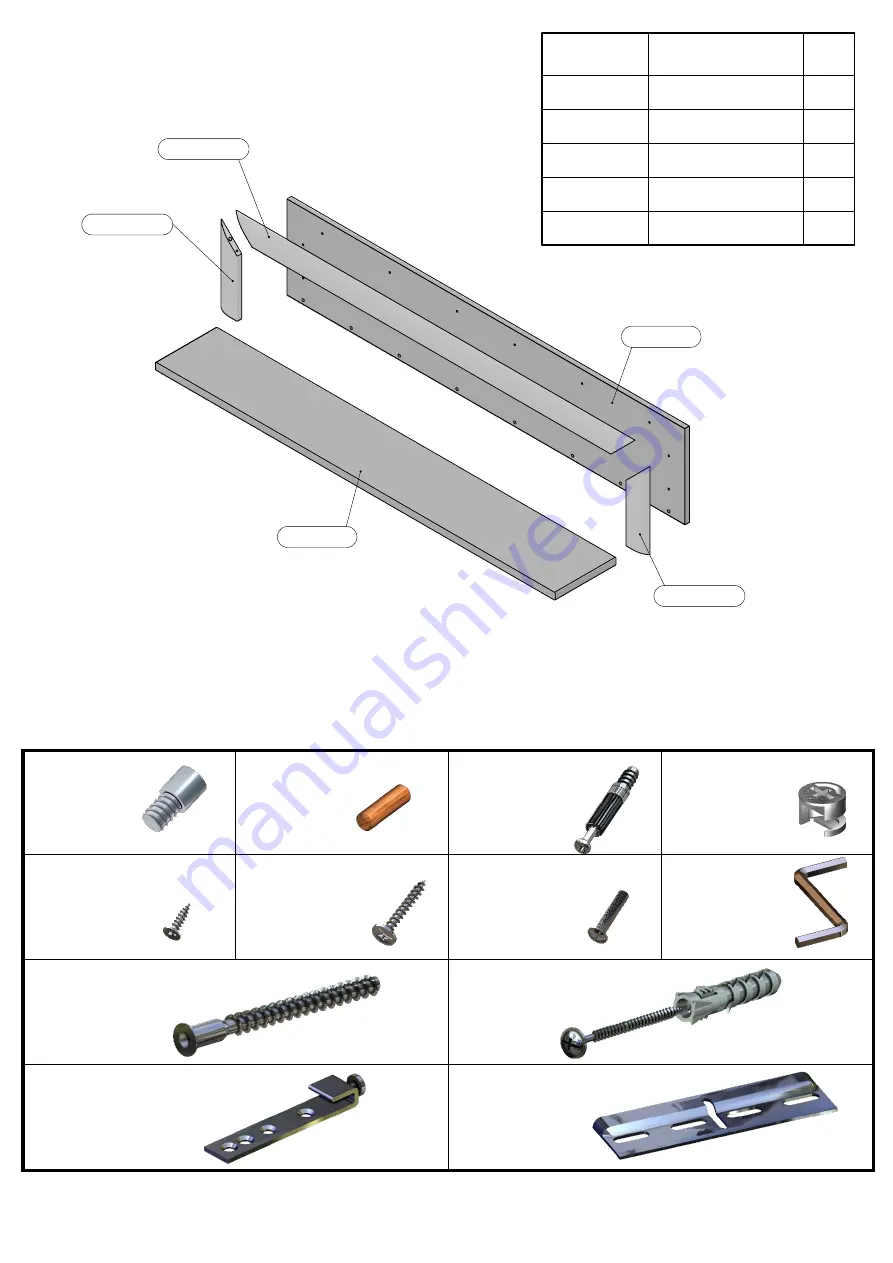 Forte Savona CQNB02 Assembling Instruction Download Page 5