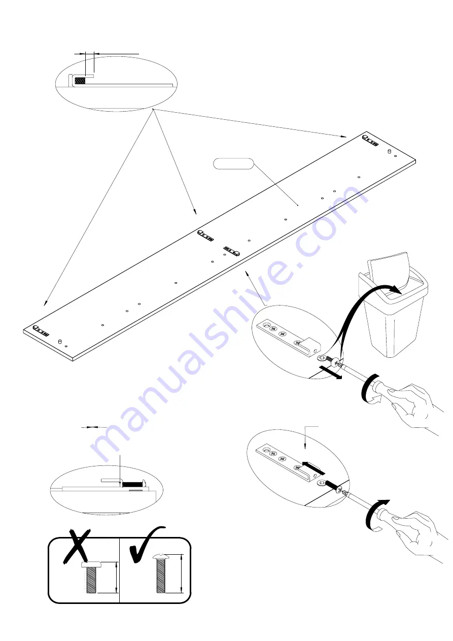 Forte SEWB01 Assembling Instruction Download Page 7