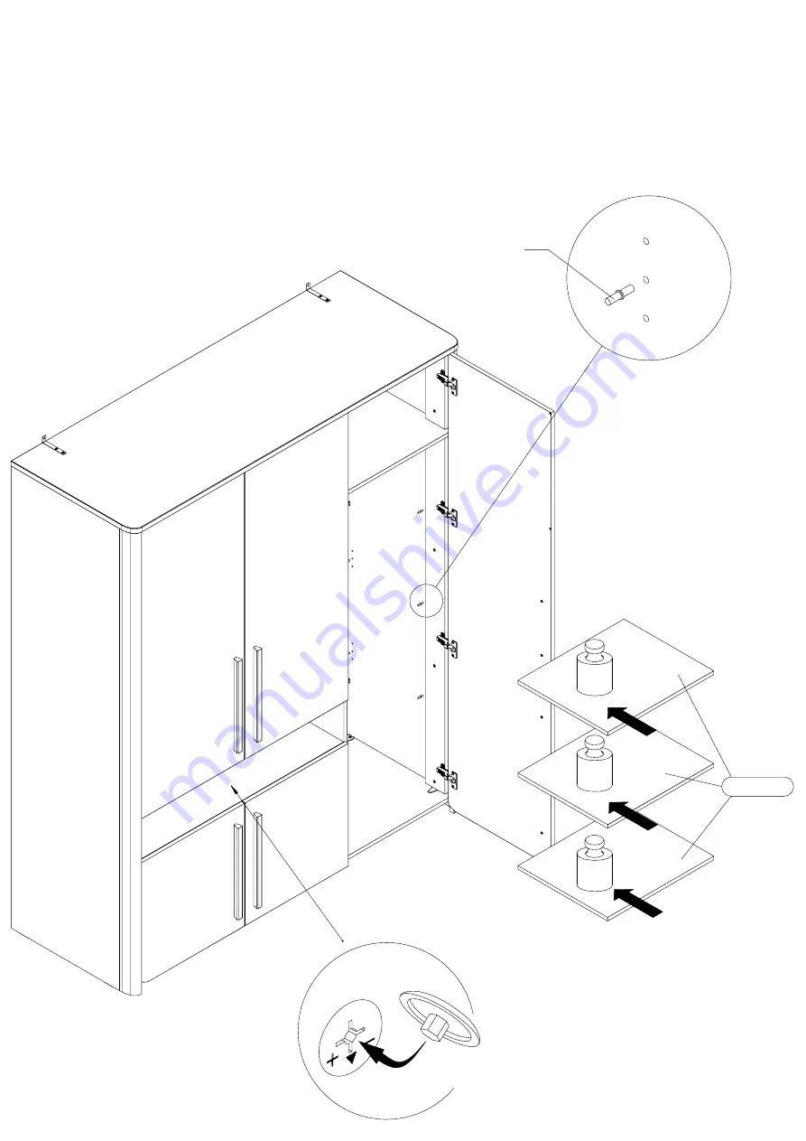 Forte SFNS731 Assembling Instruction Download Page 36