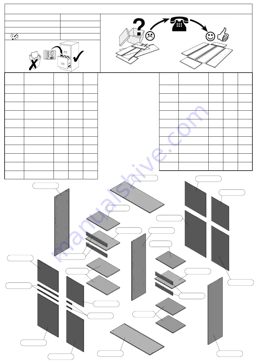 Forte Solletico SLCK621 Assembling Instruction Download Page 5