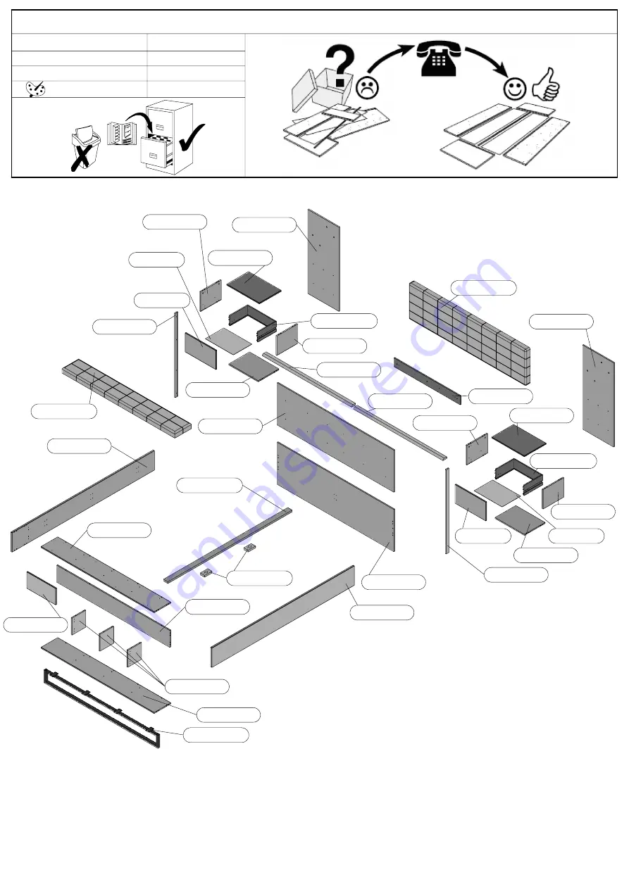 Forte SRCL1181B Assembling Instruction Download Page 4