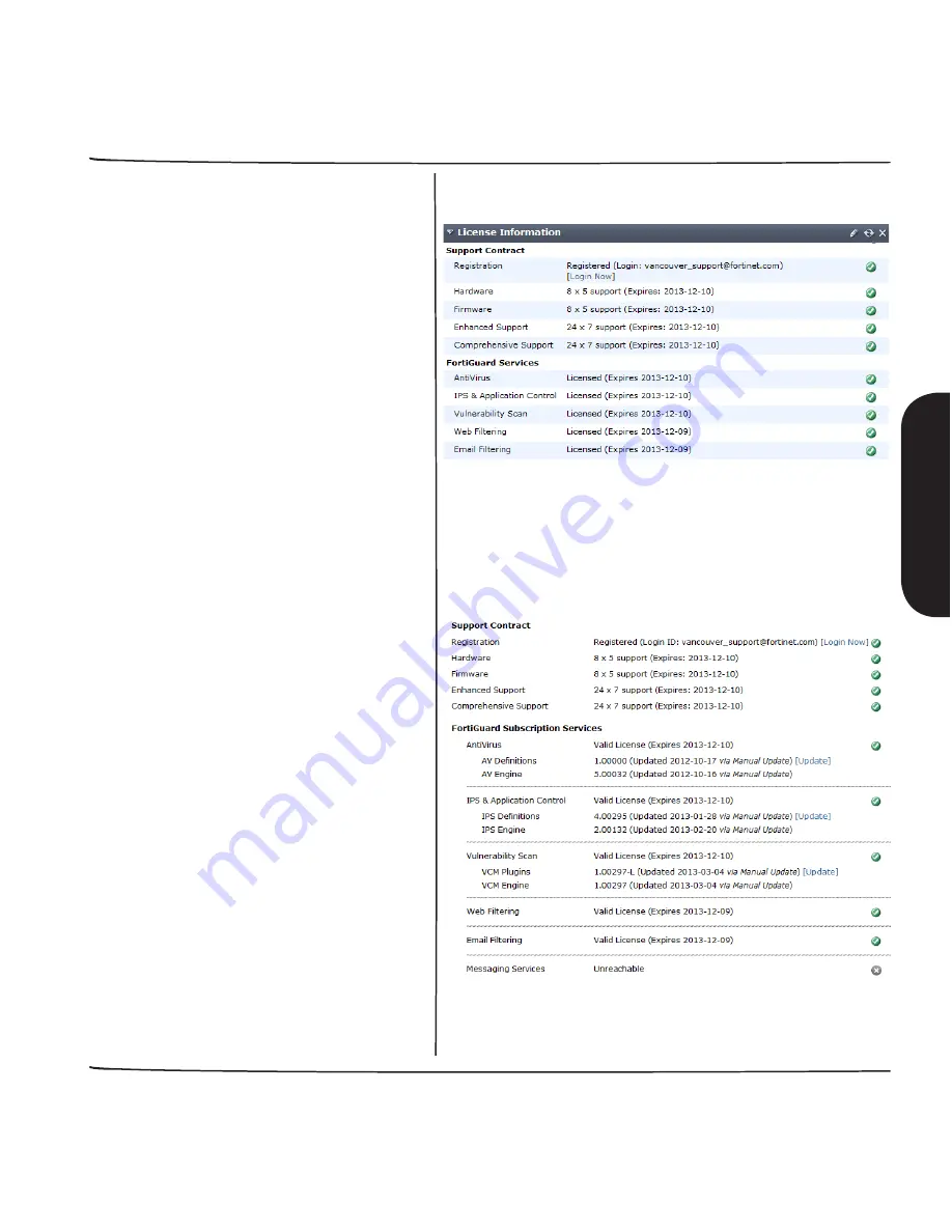 Fortinet FortiGate 1U Quick Start Manual Download Page 45