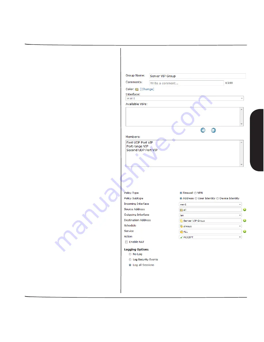 Fortinet FortiGate 1U Quick Start Manual Download Page 99