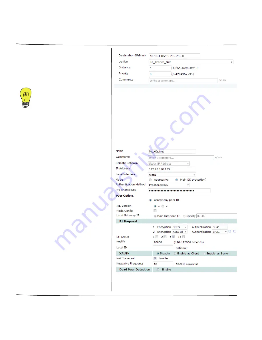 Fortinet FortiGate 1U Quick Start Manual Download Page 204