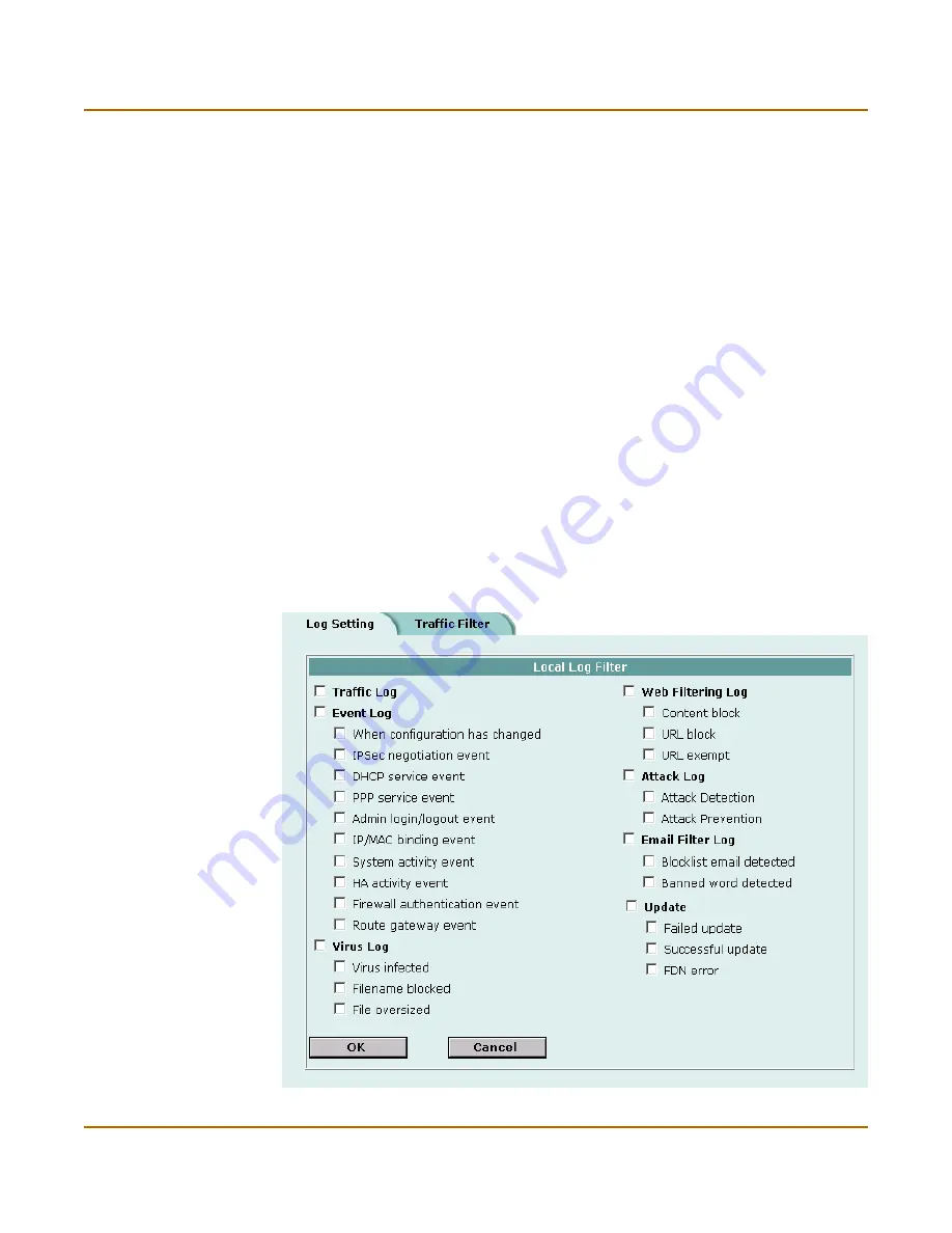 Fortinet FortiGate 50R Installation And Configuration Manual Download Page 223