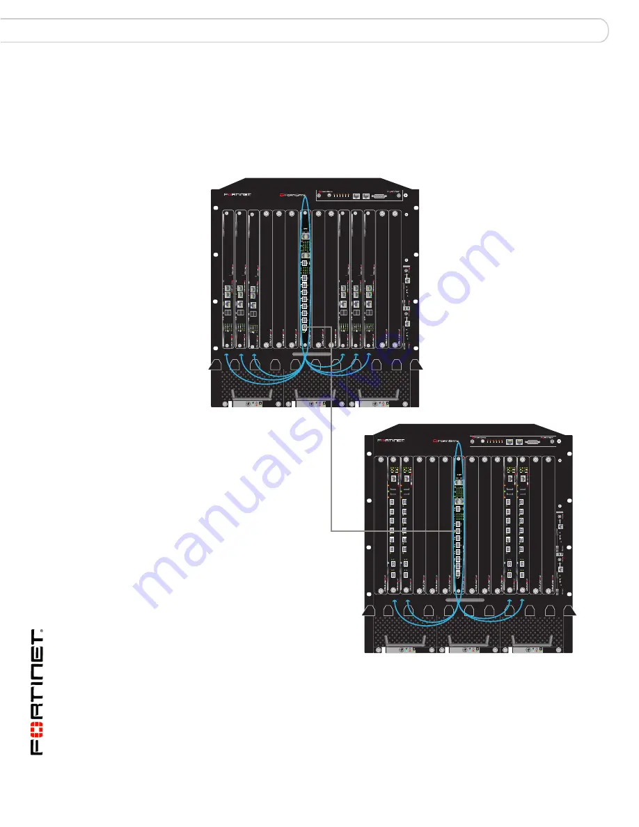 Fortinet FortiSwitch-5003 Fabric And Base Backplane Communications Manual Download Page 28