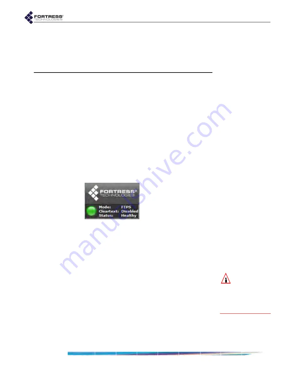 Fortress Technologies ES210 User Manual Download Page 181