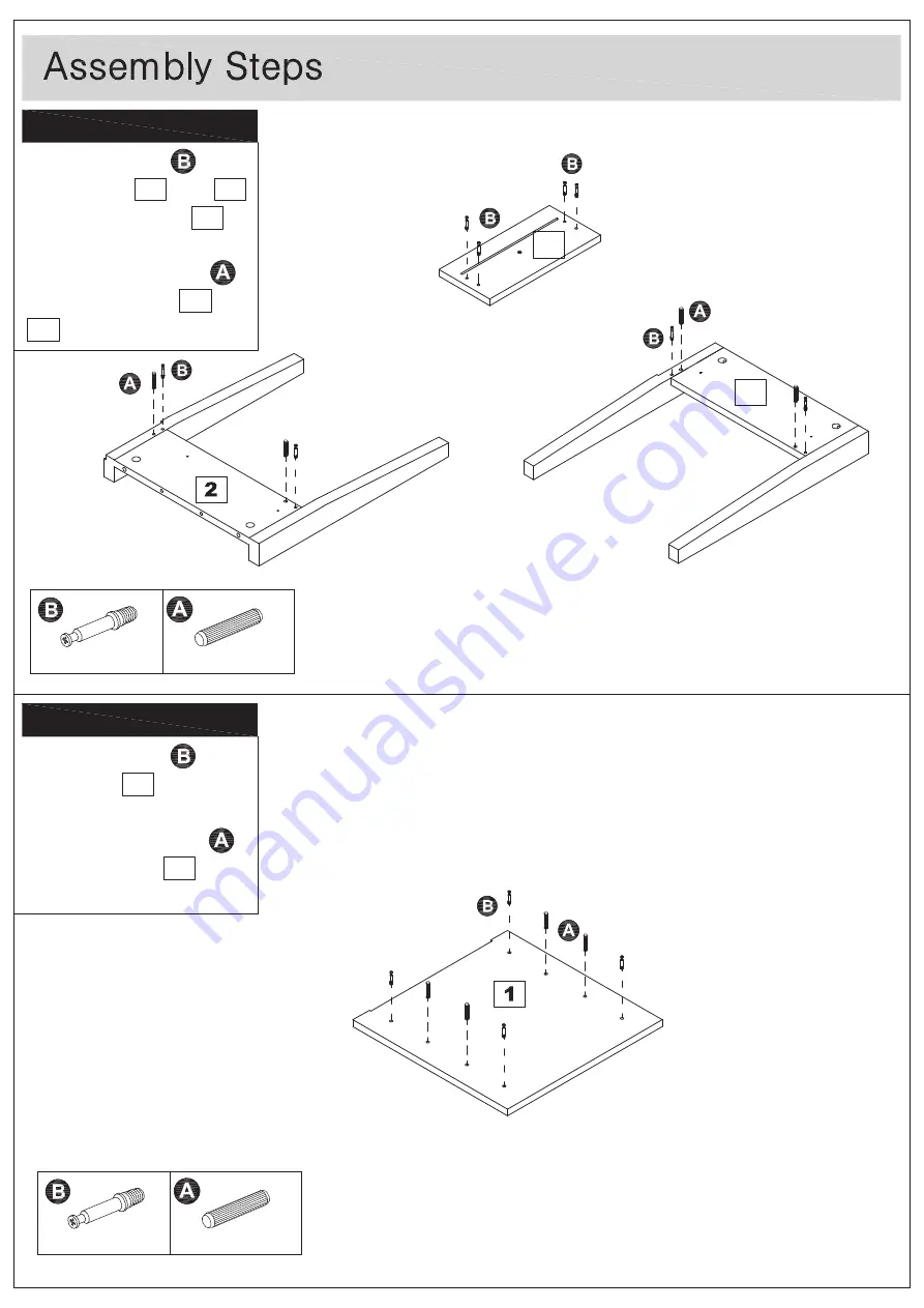 Forward Industries HM-ST005-001 Assembly Instructions Manual Download Page 6