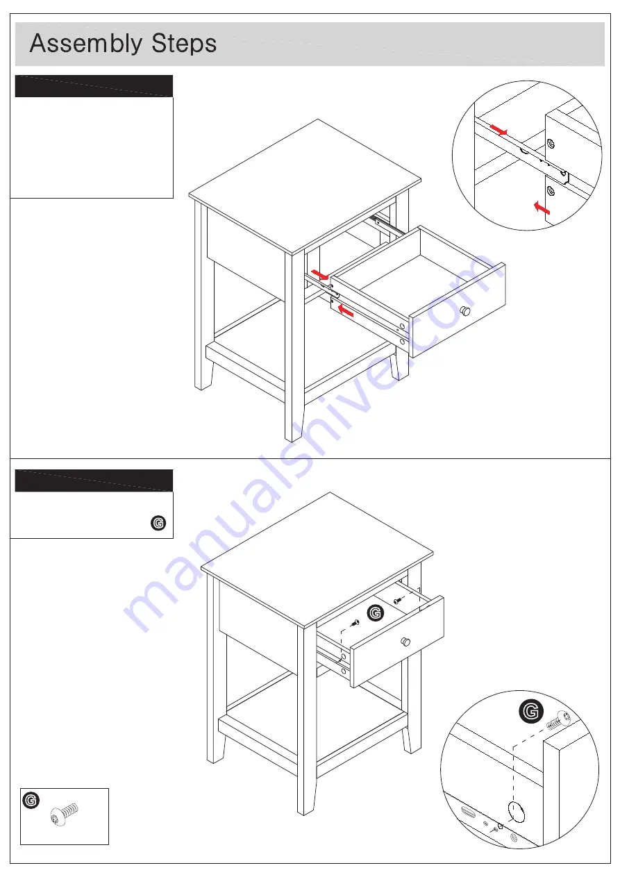 Forward Industries HM-ST006-001 Assembly Instructions Manual Download Page 12