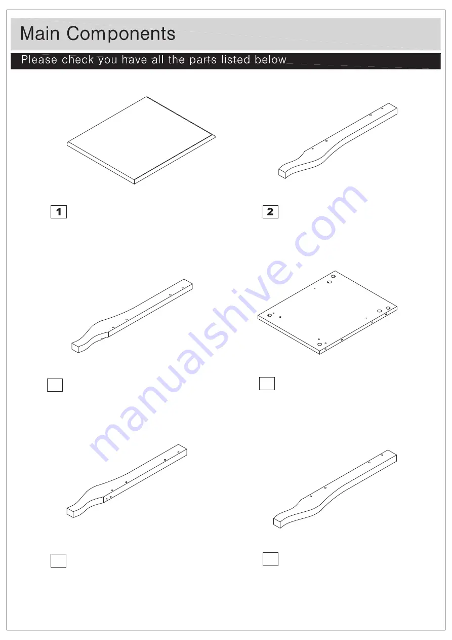 Forward Industries HM-ST007-001 Assembly Instructions Manual Download Page 3