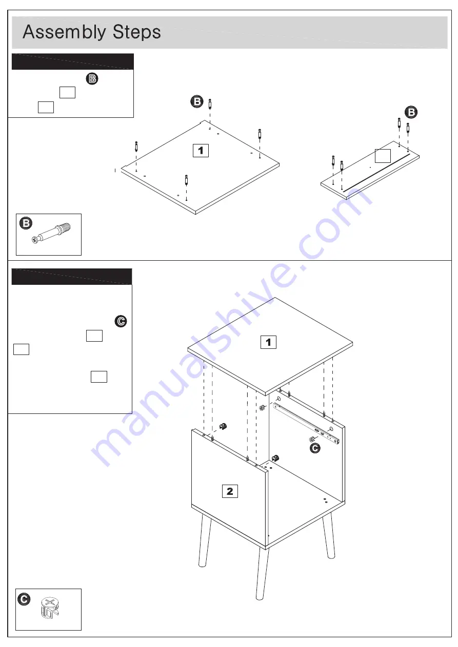 Forward Industries HM-ST010-001 Assembly Instructions Manual Download Page 9