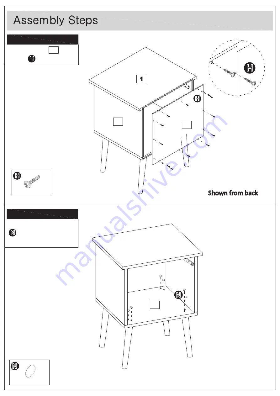 Forward Industries HM-ST010-001 Assembly Instructions Manual Download Page 10